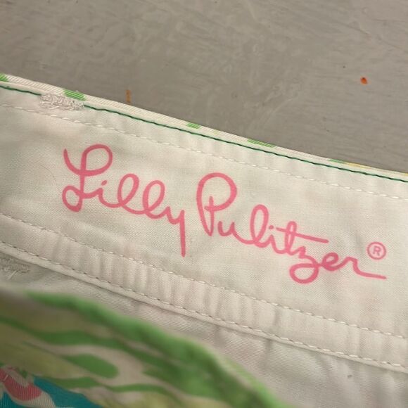 LILLY PULITZER Buttercup Shorts Hibiscus Floral 2 - Picture 9 of 9